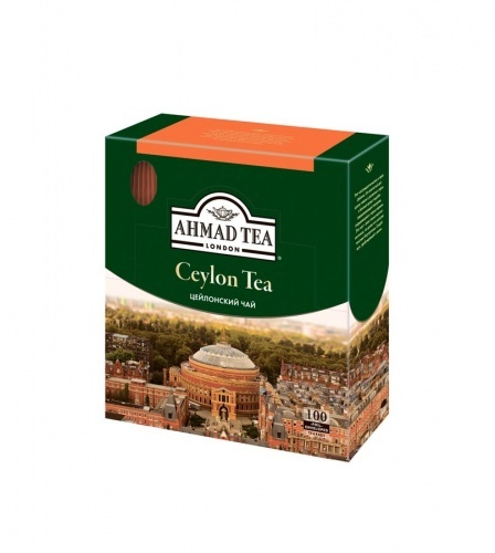 Чай Ahmad Tea Ceylon Tea черный цейлонский байховый мелкий 100 пак.*2г