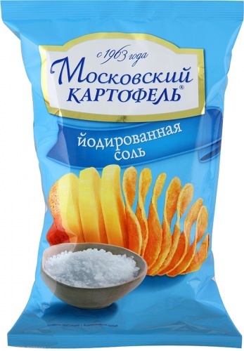 Картофель Московский натуральный с йодированной солью 70г