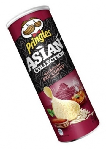 Чипсы Pringles Asian Collection Red curry картофельно-рисовые со вкусом малайзийского красного карри 160г