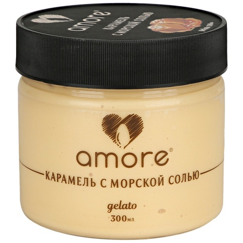 Мороженое молочное Amore Карамель с Морской Солью, 300мл