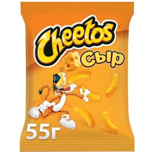 Чипсы кукурузные Cheetos сыр, 55г