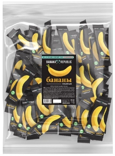 Бананы Banana Republic сушеные 500г