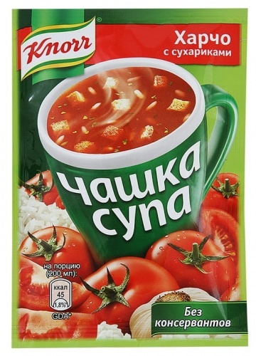 Суп Knorr Чашка супа харчо с сухариками 13,7г