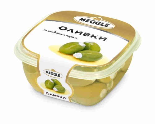 Оливки Meggle со сливочным сыром 230г