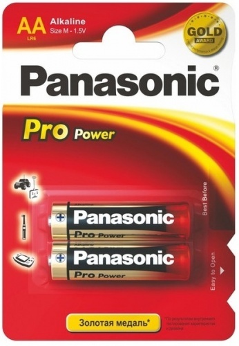 Батарейки Panasonic Pro Power AA LR6 щелочные 2шт