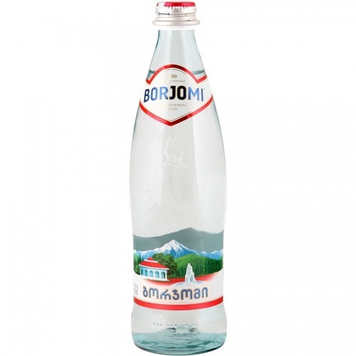 Вода Borjomi минеральная лечебно-столовая газированная 0,5л