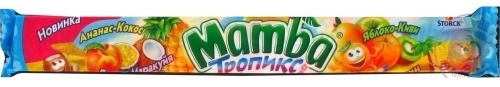 Жевательная конфета Mamba Тропикс 106г