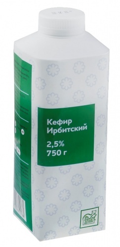 Кефир Ирбитский 2,5%, 750мл тетратоп