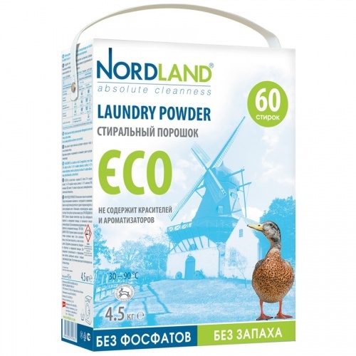 Порошок стиральный Nordland ECO, 4,5кг