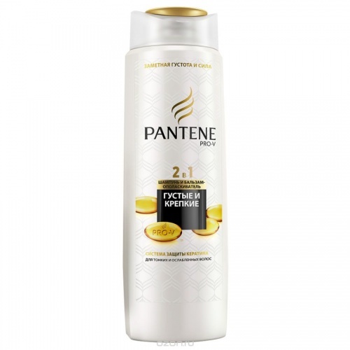 Шампунь Pantene Pro-V Густые и крепкие 2в1 для тонких и ослабленных волос 400мл