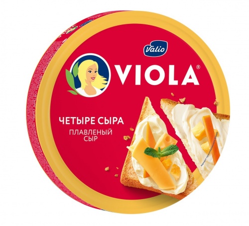 Сыр Viola Четыре Сыра плавленый 45%, 130г БЗМЖ