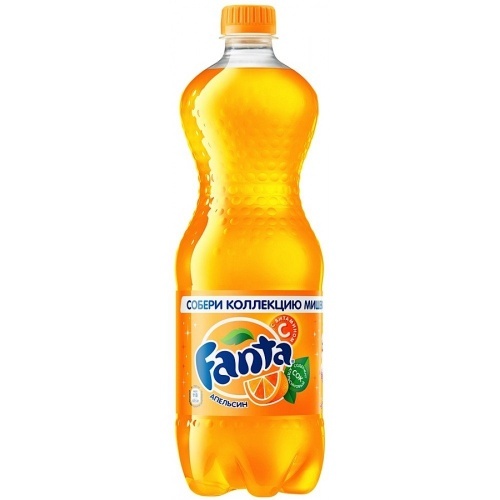Напиток Fanta апельсин сильногазированный, 1л, в упаковке 12шт