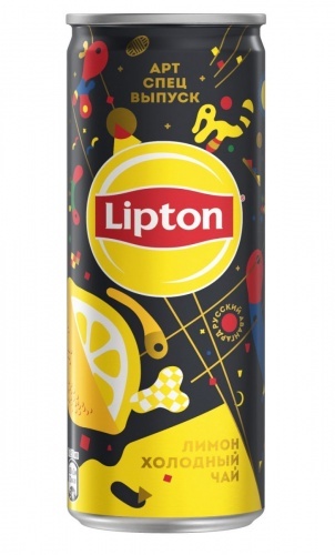 Чай холодный Lipton лимон 225мл упаковка 12шт