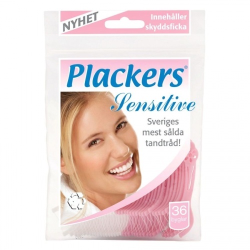Флоссер Plackers Sensitive для чувствительных зубов и десен