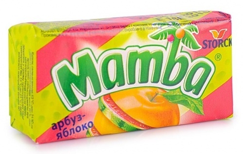 Жевательные конфеты Mamba 2в1 26г