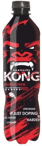 Напиток энергетический Monky Kong Red Адреналиновый Шок 0,5л