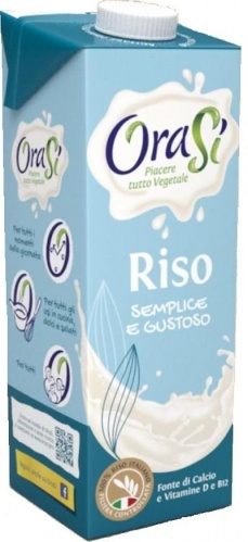 Напиток Orasi riso рисовый обогащенный витаминами и кальцием, 1л