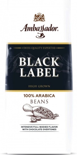 Кофе Ambassador Black Label в зернах 200г