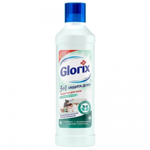 Средство для мытья пола Glorix Нежная забота, 1 л