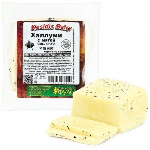 Сыр Kesidis Dairy Халлуми с мятой 43% 270 г