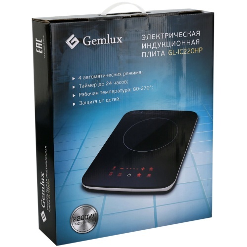 Плита индукционная Gemlux GL-IC220HP