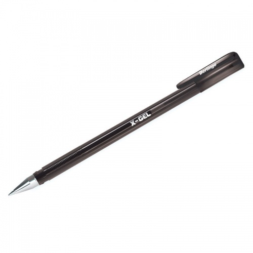 Ручка гелевая Berlingo X-Gel черная, 0,5мм 