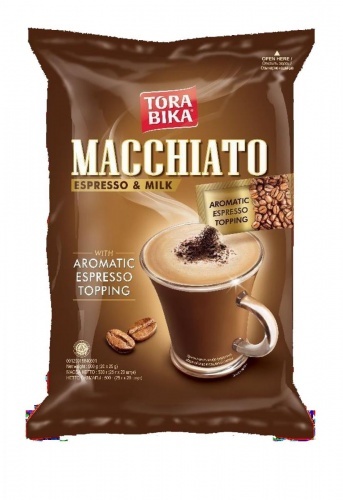 Кофейный напиток Torabika Macchiato, с дополнительным пакетиком молотого кофе 20х25г