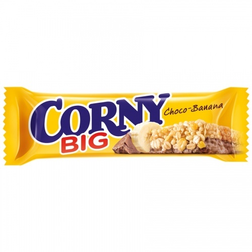 Батончик злаковый Corny Big с бананом и молочным шоколадом, 50г