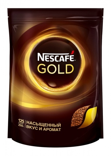 Кофе растворимый Nescafe Gold 250г