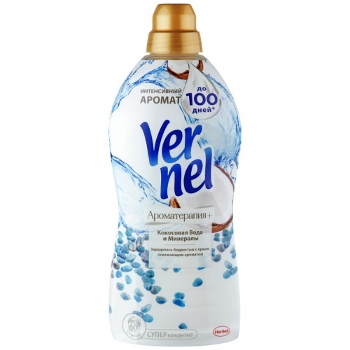 Кондиционер для белья Vernel Ароматерапия кокосовая вода и минералы, 1,82л