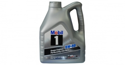 Моторное масло Mobil 1 5W-50 синтетическое, 4л