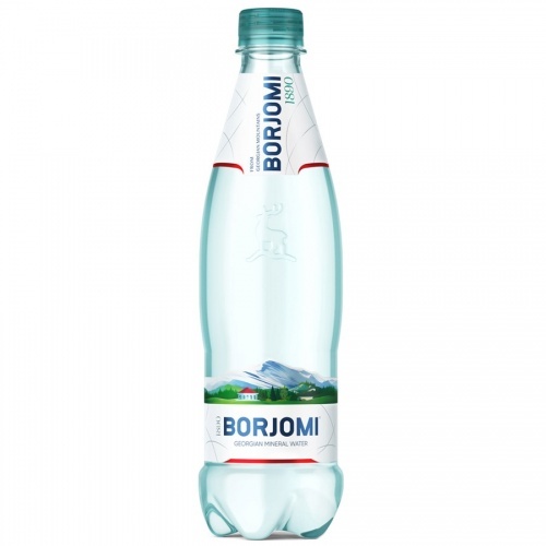 Вода минеральная Borjomi лечебно столовая газированная 0,5л