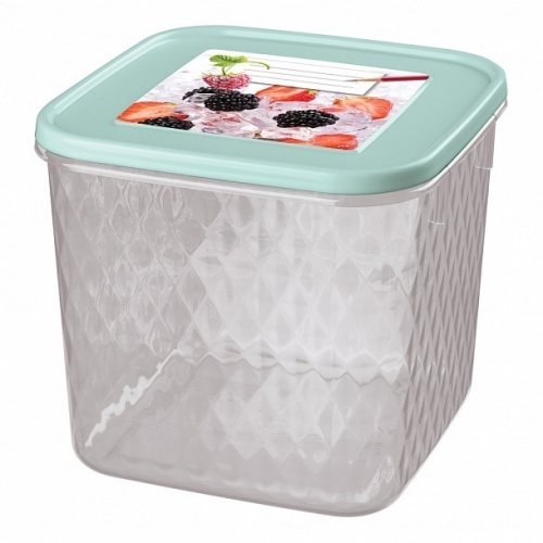 Контейнер для замораживания и хранения продуктов с декором Phibo «Кристалл» 1,8л