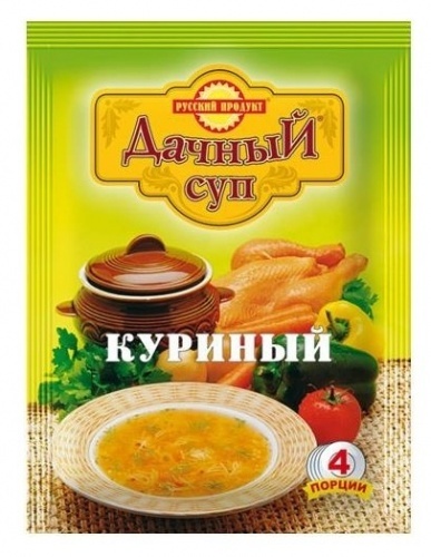 Суп Русский продукт Дачный суп куриный 60г
