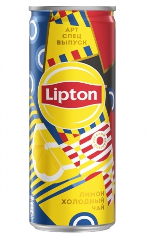 Чай холодный Lipton лимон 225мл упаковка 12шт