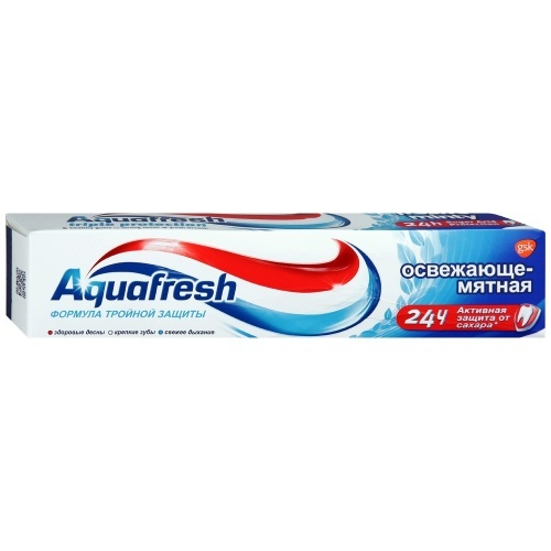 Зубная паста Aquafresh Освежающе-мятная, 100 мл
