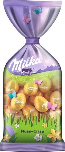 Конфеты Milka мини-яйца орех 100г