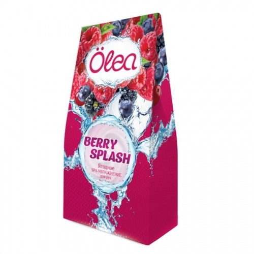 Набор подарочный OLEA "Berry Splash" Ягодное SPA-Улажнение Cкраб для рук + Kрем для рук