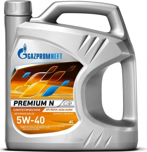 Масло моторное Газпромнефть Premium N 5w-40 API SN/CF 4л
