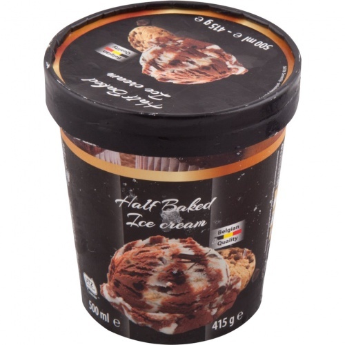 Мороженое Glacio Nv Mio шоколадное с кусочками печенья с шоколадом 500мл