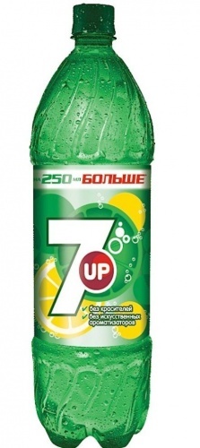 Напиток 7-Up сильногазированный 1,25л в упаковке 12шт