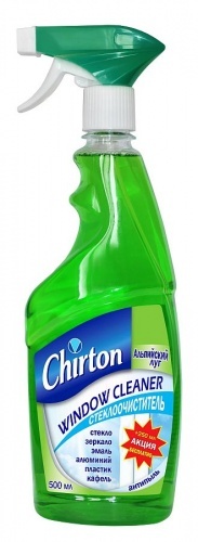 Средство Chirton для мытья стекол Альпийский луг, 500мл