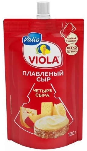 Сыр Viola Четыре сыра плавленный 45%, 180г
