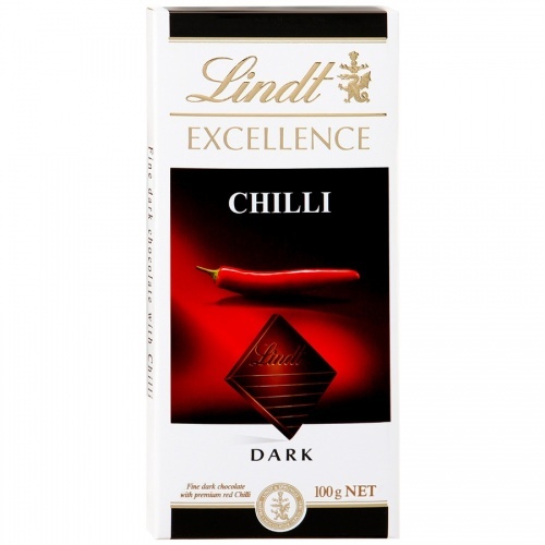 Шоколад Lindt Excellence темный с чили, 100г