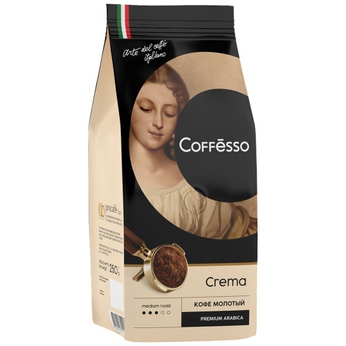 Кофе Coffesso Crema молотый 250г