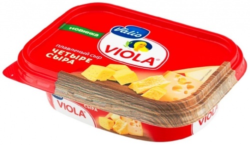 Сыр Viola Четыре сыра плавленный 50%, 200г