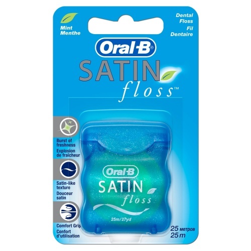 Зубная нить Oral-B Satin Floss 25м