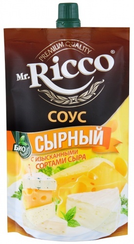 Соус Mr.Ricco Сырный с изысканными сортами сыра 210г