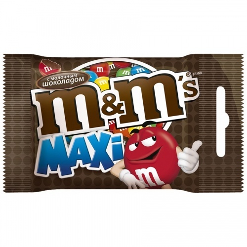 Драже M&M’s Maxi с молочным шоколадом 70г