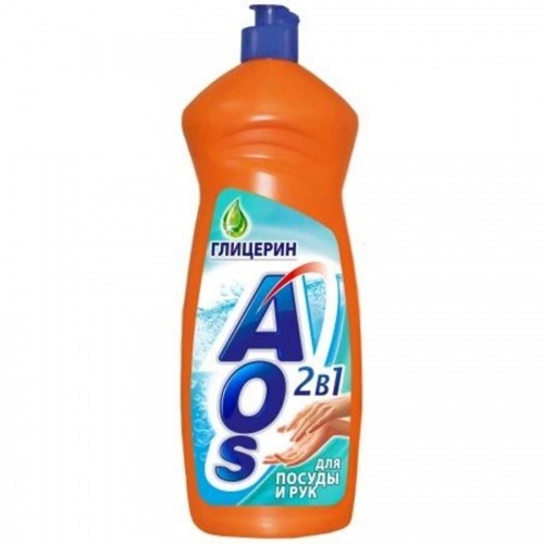 Жидкость для мытья посуды AOS Глицерин, 1л